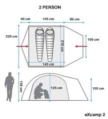 Evolite Excamp 2 Pro Çadır - 4 Mevsim