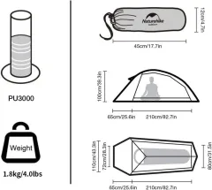 Naturehike Cloud UP-1 Ultralight Kamp Çadırı